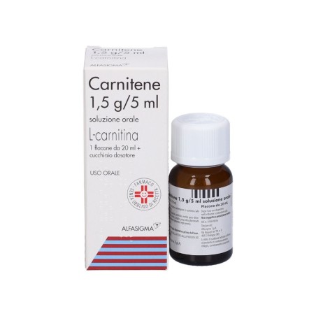 Carnitene soluzione orale 20 ml 1,5 g/5 ml