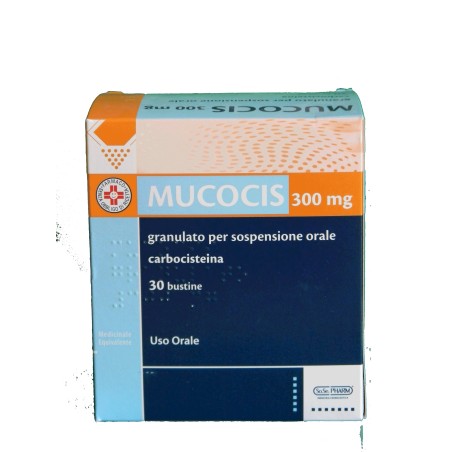 Mucocis orale grat 30 bustine 5 g 300 mg