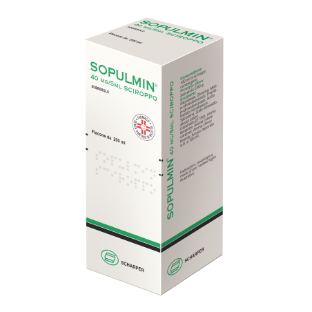 Sopulmin sciroppo 200 ml 0,8 g/100 ml Sopulmin sciroppo 200 ml 0,8 g/100 ml