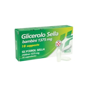 Glicerolo (sella) bb 18 supp 1.375 mg