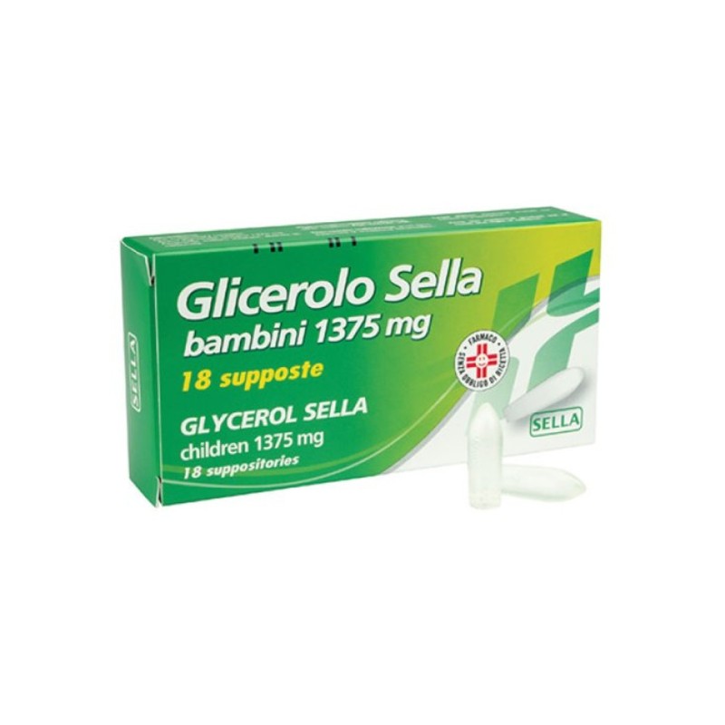 Glicerolo (sella) bb 18 supp 1.375 mg Glicerolo (sella) bb 18 supp 1.375 mg