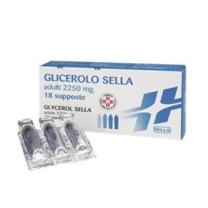 Glicerolo (sella) ad 18 supp 2.250 mg