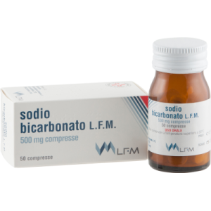 Sodio bicarbonato (laboratorio farmacologico milanese) 50 compresse 500 mg flacone