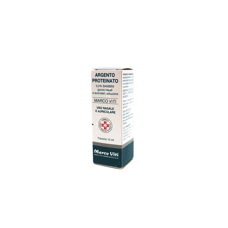 Argento proteinato (marco viti) bb gocce orl 10 ml 0,5%