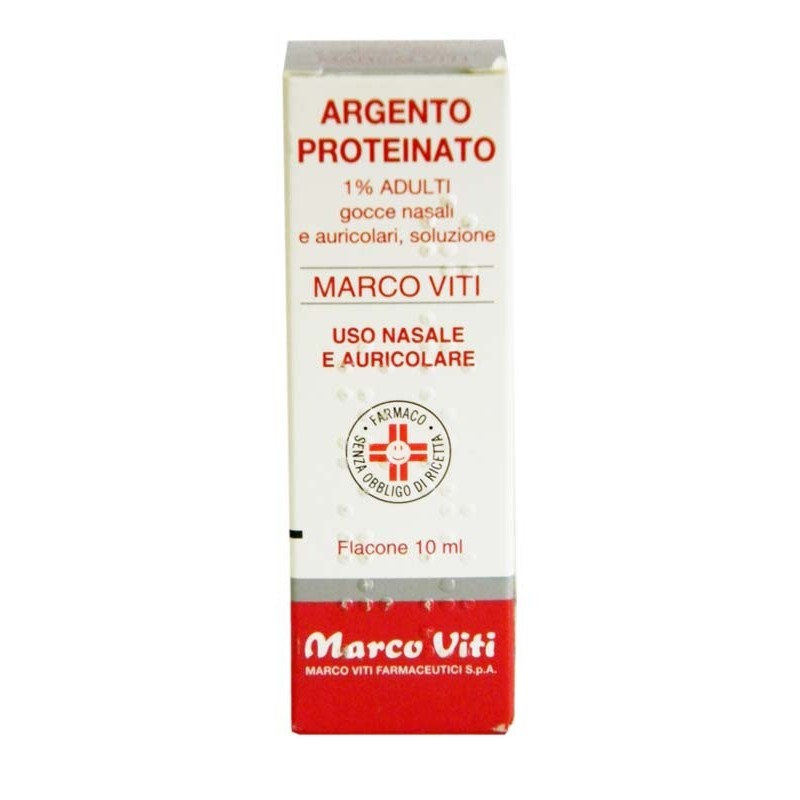 Argento proteinato (marco viti) ad gocce orl 10 ml 1%