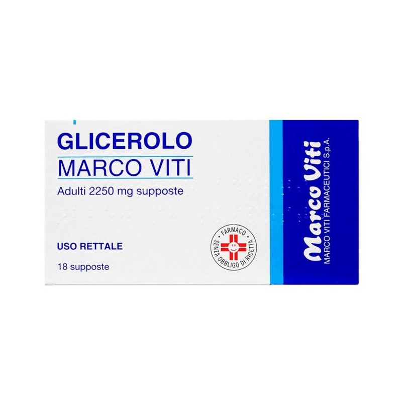 Glicerolo (marco viti) ad 18 supp 2.250 mg