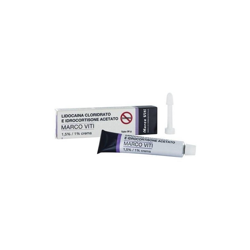 Lidocaina idrocortisone (marco viti) crema rettale 30 g 15 mg/g + 10 mg/g