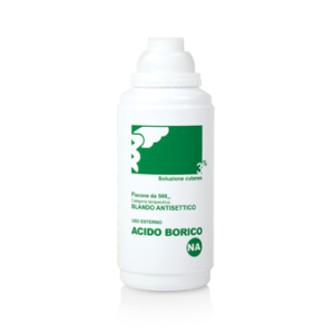 Acido borico (nova argentia) soluz cutanea 500 ml 3%