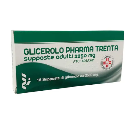 Glicerolo pharma trenta (fadem) ad 18 supp 2.250 mg