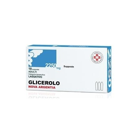 Glicerolo (nova argentia) ad 18 supp 2.250 mg