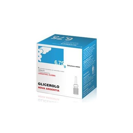 Glicerolo (nova argentia) ad 6 contenitori monodose 6,75 g soluz rett con camomilla e malva