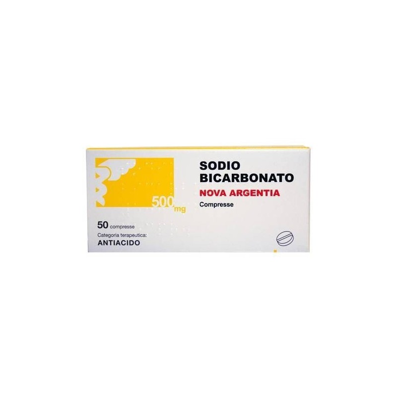 Sodio bicarbonato (nova argentia) 50 compresse 500 mg