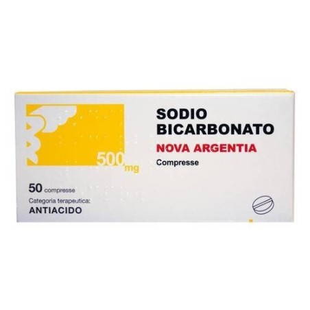 Sodio bicarbonato (nova argentia) 50 compresse 500 mg