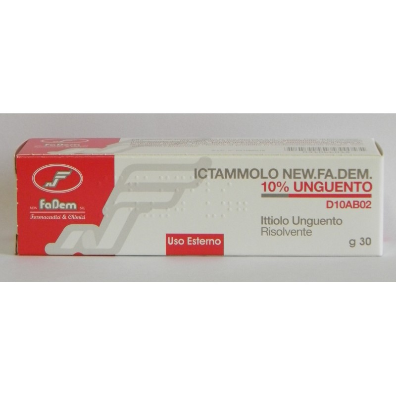 Ictammolo (new.fa.dem.) ung derm 30 g 10%
