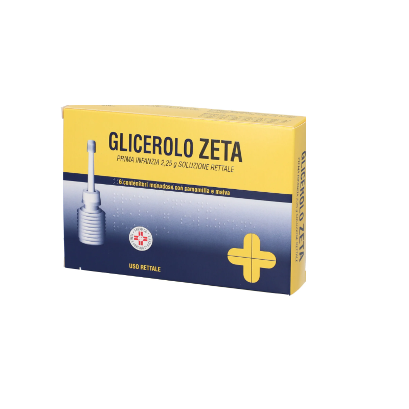 Glicerolo (zeta farmaceutici) prima infanzia 6 contenitori monodose 2,25 g soluz rett con camomilla e malva