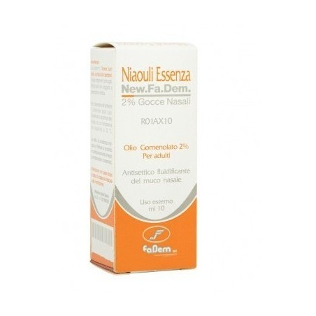 Niaouli essenza (zeta farmaceutici) ad gocce nasali 20 g 2%