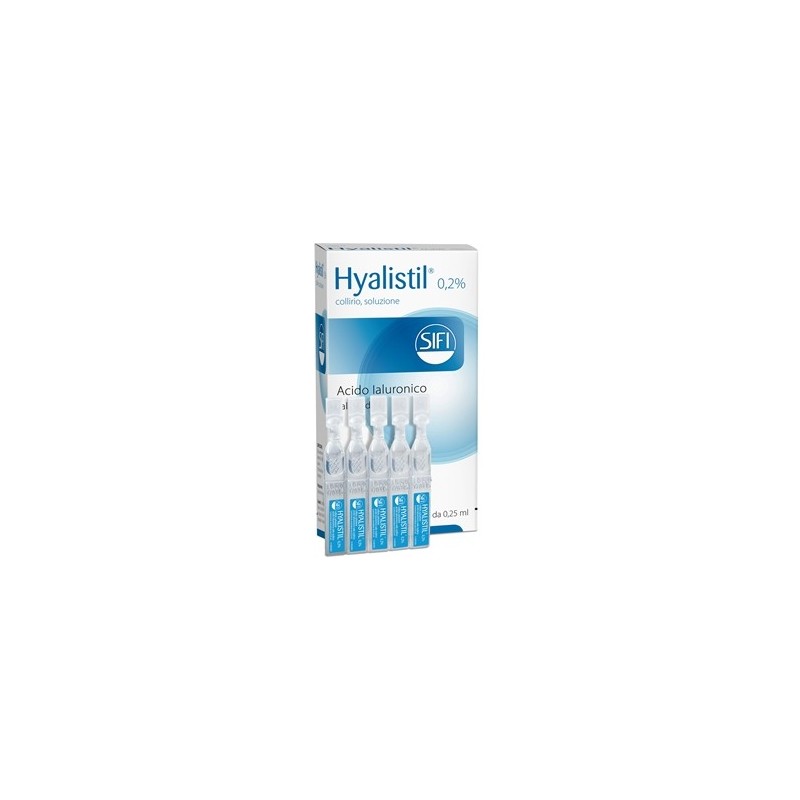 Hyalistil 20 monod collirio 0,25 ml 0,2 %