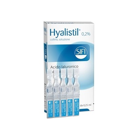 Hyalistil 20 monod collirio 0,25 ml 0,2 %