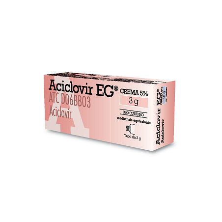 Aciclovir (eg) crema derm 3 g 5%