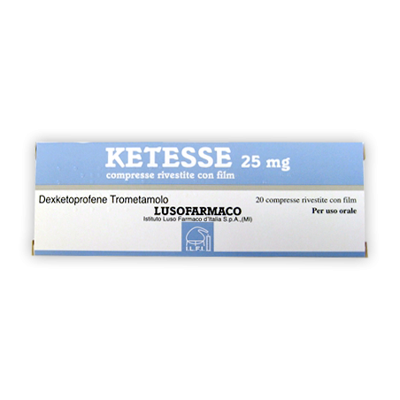 Ketesse 20 compresse riv 25 mg