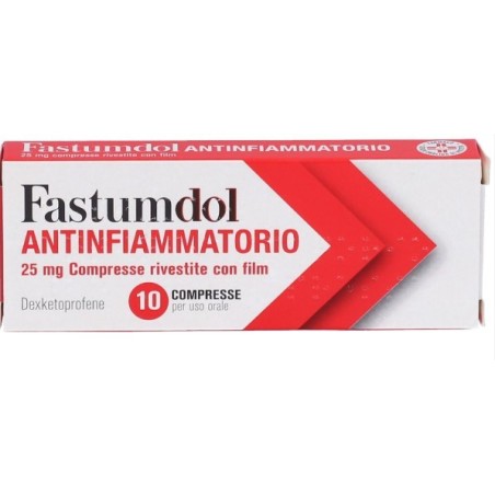 Fastumdol antinfiammatorio 10 compresse riv 25 mg Fastumdol antinfiammatorio 10 compresse riv 25 mg