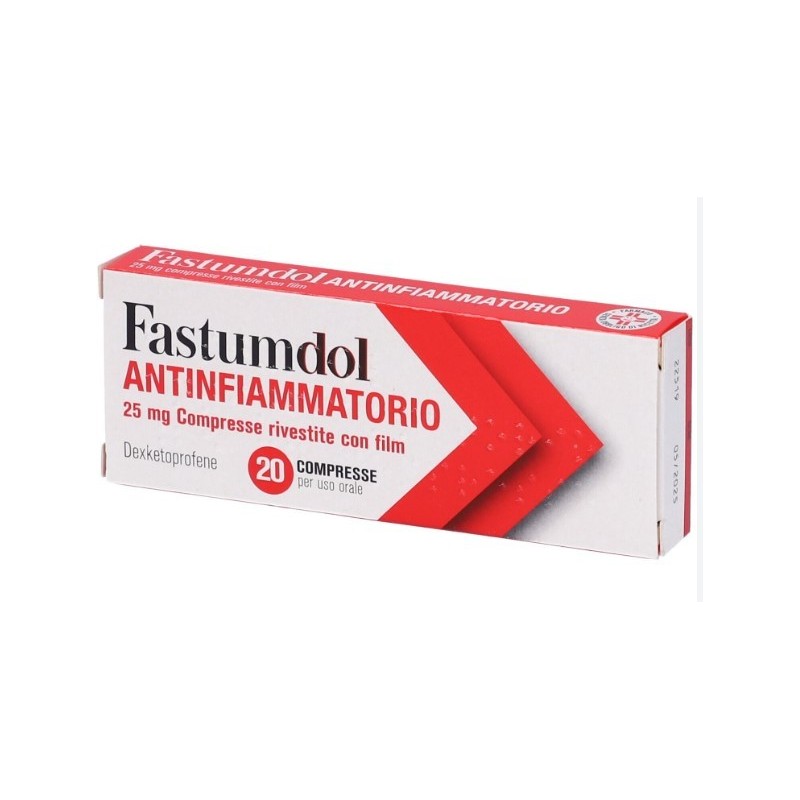 Fastumdol antinfiammatorio 20 compresse riv 25 mg