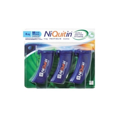 Niquitin 60 pastiglie 4 mg menta flacone