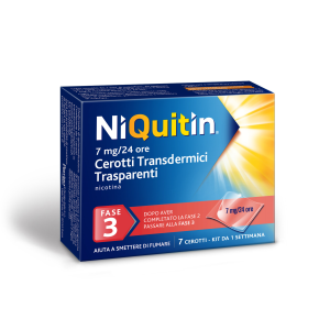 Niquitin 7 cerotti transd 7 mg/die
