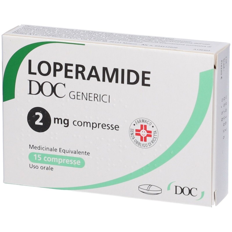 Loperamide (doc generici) 15 compresse 2 mg Loperamide (doc generici) 15 compresse 2 mg