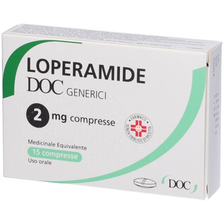Loperamide (doc generici) 15 compresse 2 mg Loperamide (doc generici) 15 compresse 2 mg