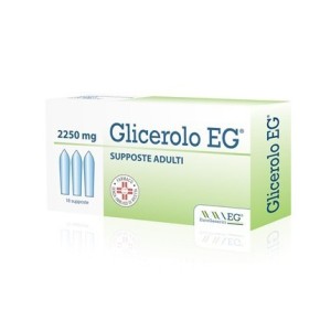 Glicerolo eg (nova argentia) ad 18 supp 2.250 mg