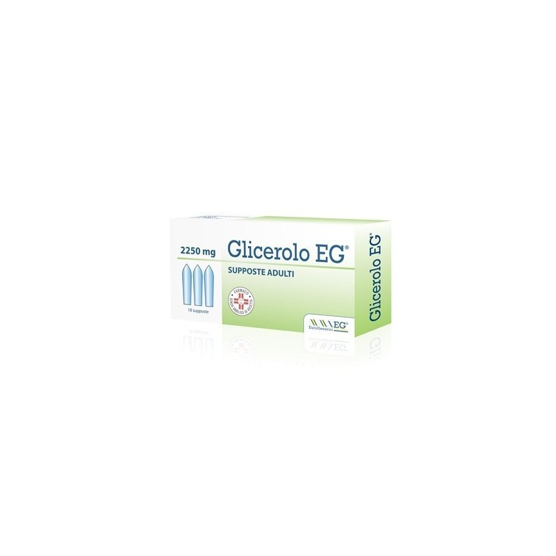Glicerolo eg (nova argentia) ad 18 supp 2.250 mg
