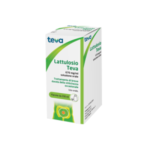 Lattulosio (teva) soluzione orale 200 ml 670 mg/ml flacone