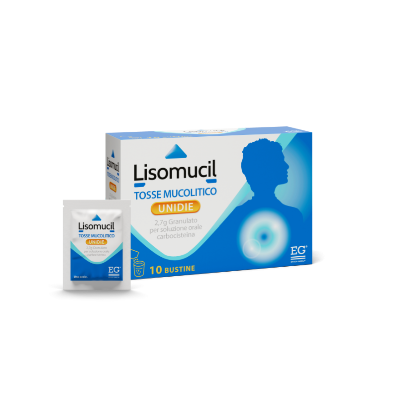 Lisomucil tosse mucolitico unidie orale grat 10 bustine 2,7 g