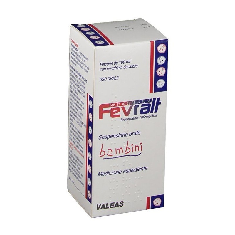 Fevralt bb orale sosp 100 ml 100 mg/5 ml