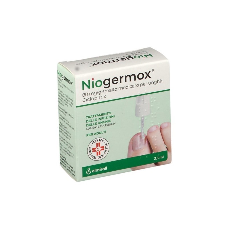 Niogermox smalto unghie 3,3 ml 80 mg/g