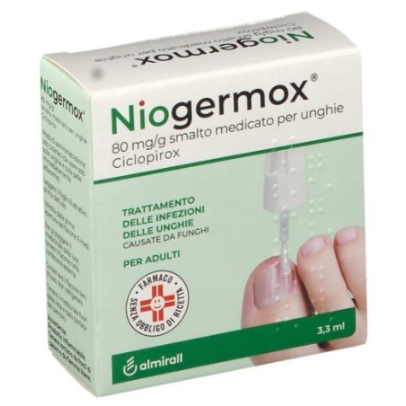 Niogermox smalto unghie 3,3 ml 80 mg/g