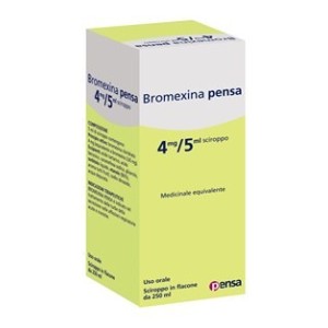 Bromexina (pensa) sciroppo 250 ml 4 mg/5 ml