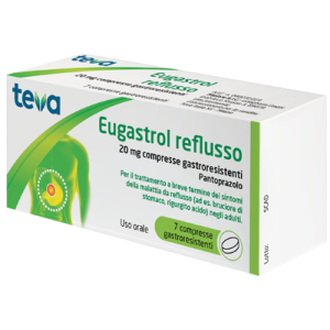 Eugastrol reflusso 7 compresse gastrores 20 mg