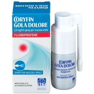 Coryfin gola dolore spray mucosa orale 15 ml 0,25%