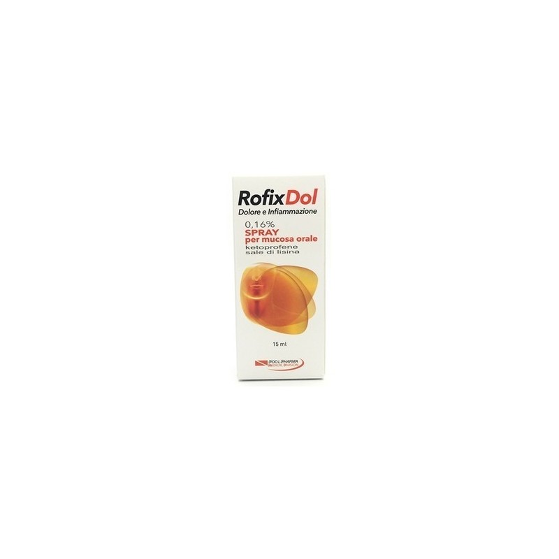 Rofixdol infiammazione e dolore spray mucosa orale 15 ml 0,16%