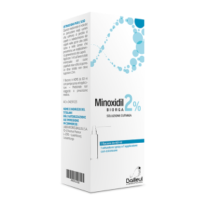 Minoxidil biorga (laboratoires bailleul) soluz cutanea 60 ml2%