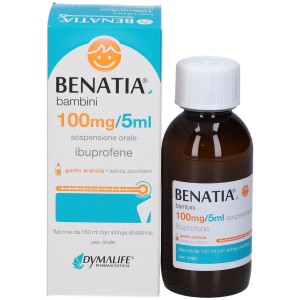 Benatia bb orale sosp 150 ml 100 mg/5 ml gusto arancia senzazucchero
