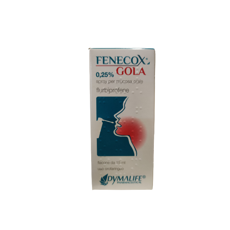 Fenecox gola spray mucosa orale 15 ml 0,25%