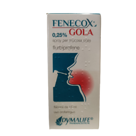 Fenecox gola spray mucosa orale 15 ml 0,25%