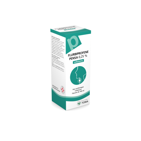 Flurbiprofene (pensa) collutorio 160 ml 0,25%
