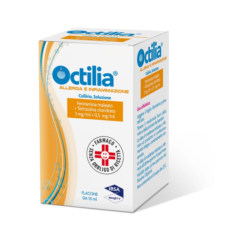 Octilia allergia e infiammazione 1 flacone multidose 10 ml 3mg/ml + 0,5 mg/ml