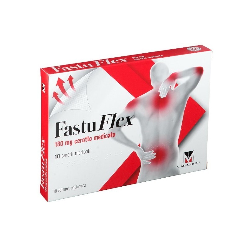 Fastuflex 10 cerotti medicati 180 mg