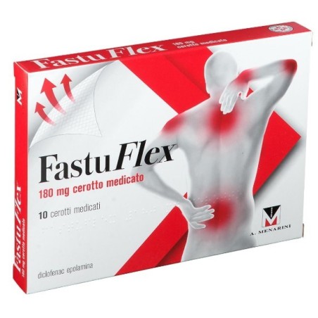 Fastuflex 10 cerotti medicati 180 mg