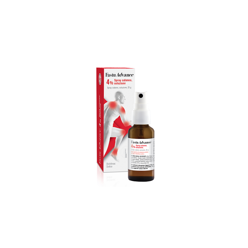 Fastuadvance soluzione cutanea spray 1 flacone 25 g 4%